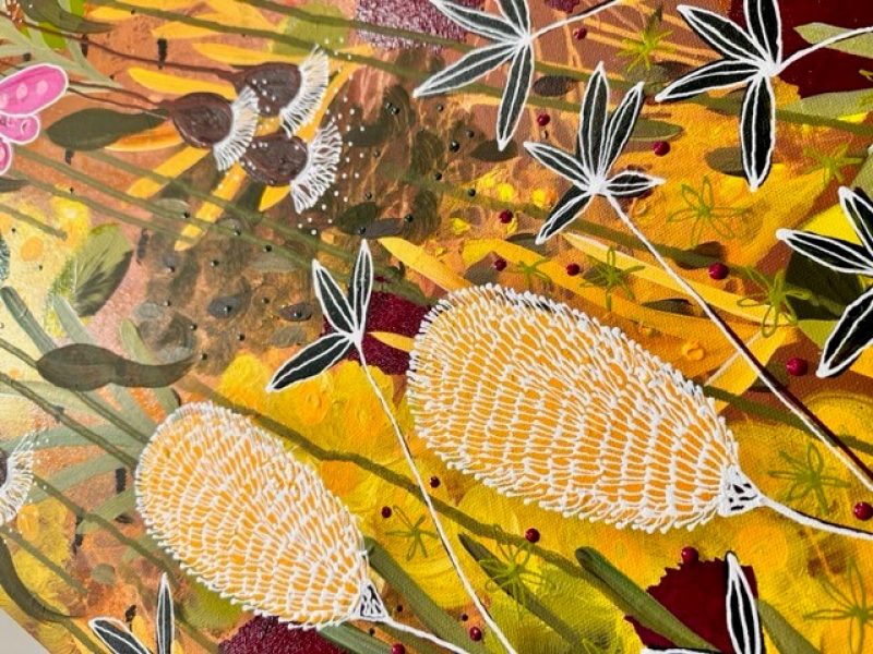 Banksias And Billy Buttons Art Lovers Australia