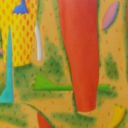 Rainforest Floor w/Red Gums 50x150cm/20×60″ Rainforest Floor w/Red Gums 50x150cm/20×60″