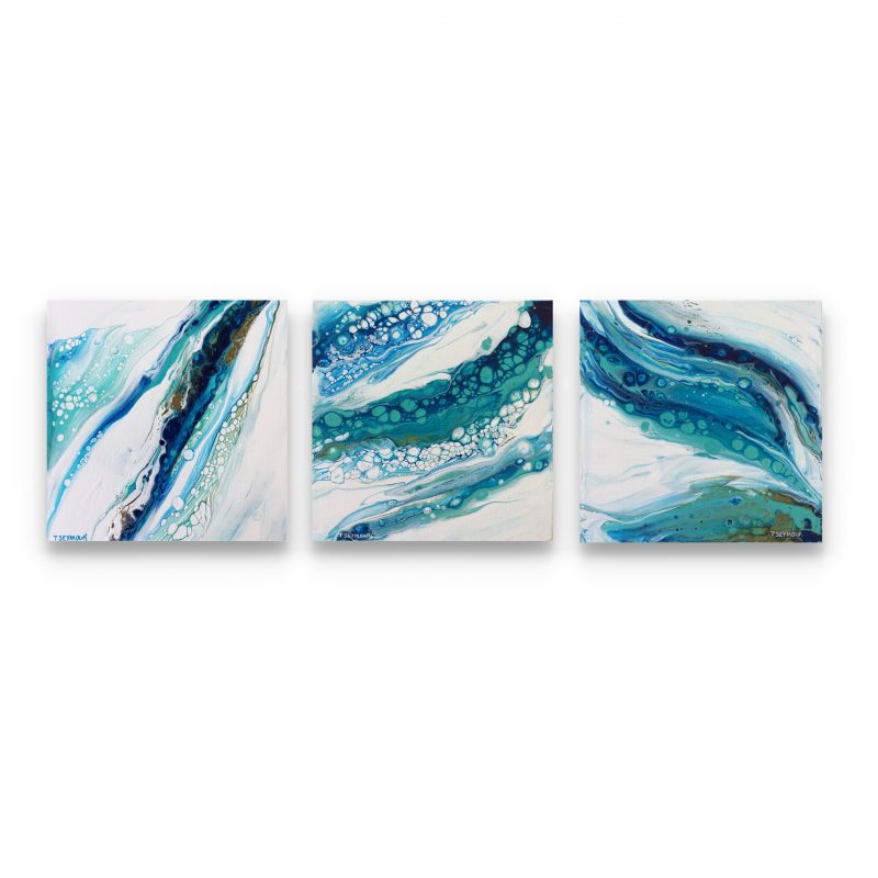 SUNKISSED WATERS (Triptych)