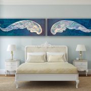 Classic bedroom interior.