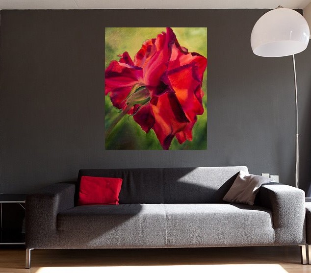 red-rose-in-dark-loungeroom
