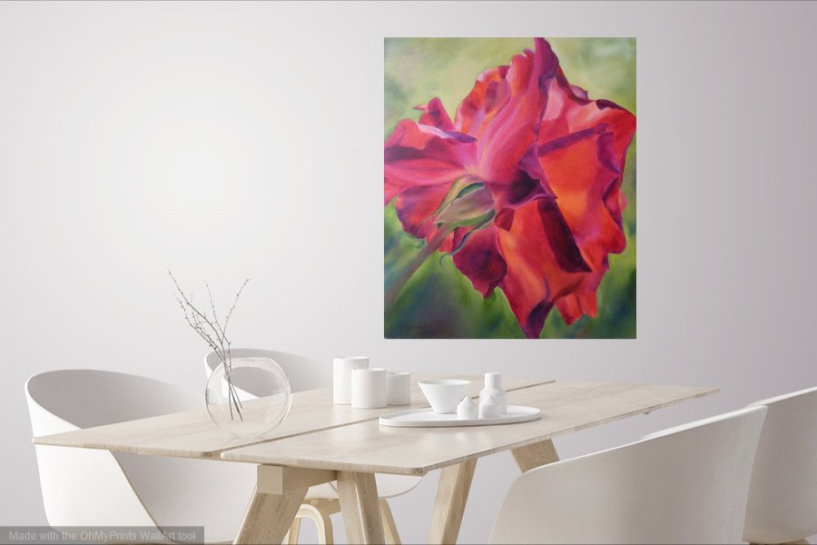 red-rose-over-dinine-table