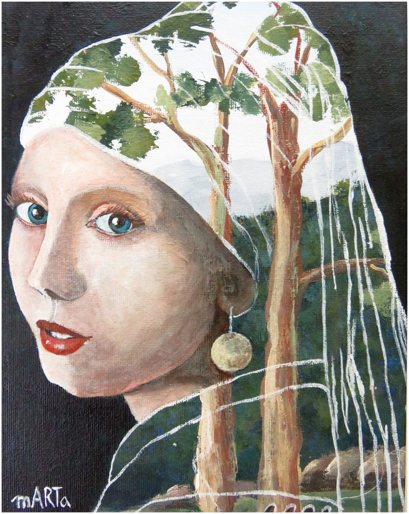 After Vermeer – Girl with a Pearl Earring