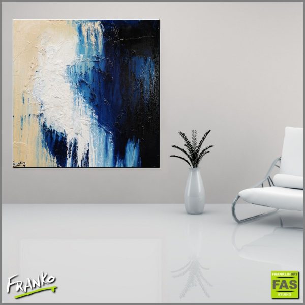 100-blues-100cm-x-100cm-blue-abstract-painting-franklin-art-studio-franko-artist