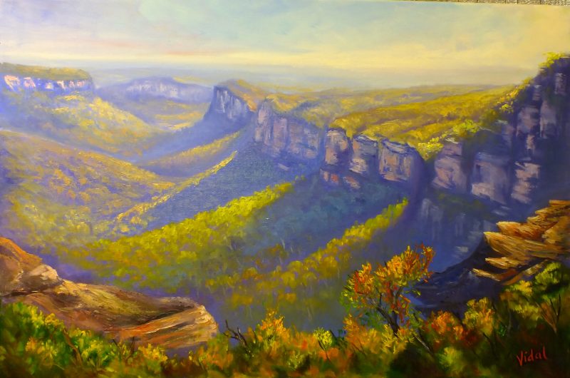 View of the Grose Valley from Mount Banks Traverse