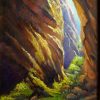 Oil painting canyon altar room close upb