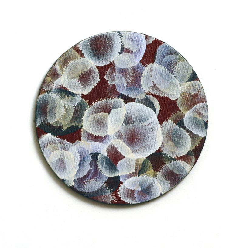 Cluster Sphere I – round canvas