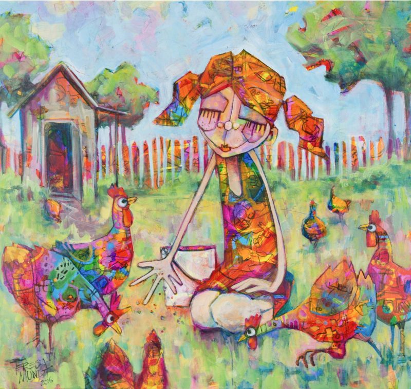 Cheeky Chickens – Ltd Ed Print