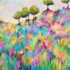 Grasslands By Teresa Mundt Colourful Colorful Acrylic Art Landscape Painting