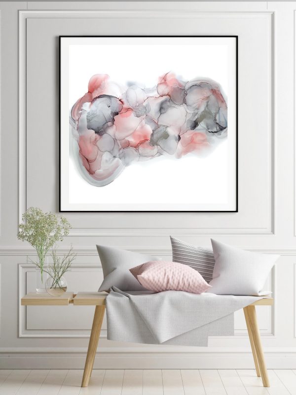 Mock up poster in Scandinavian interior concept design, your art work here