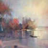 15-Autumn in Bright, 93x63cm-Framed $ 1480,