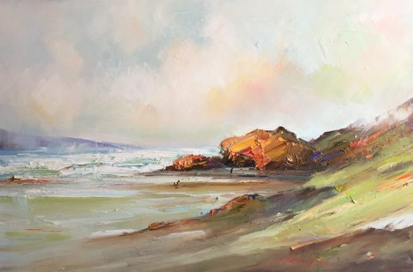 50- Rocks at Sorrento Back beach #3, 76x51x4cm