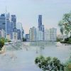 Brisbane City W 115cm x H76cm 3.8cm (2)