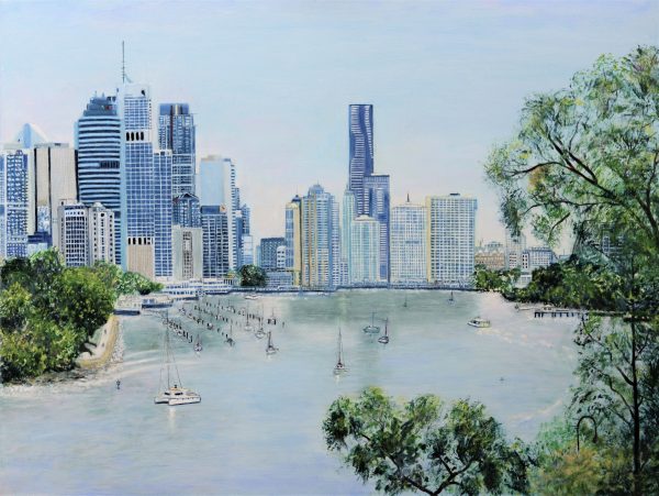 Brisbane City W 115cm x H76cm 3.8cm (2)