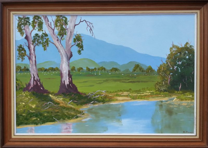 Gum Trees by the Waterhole