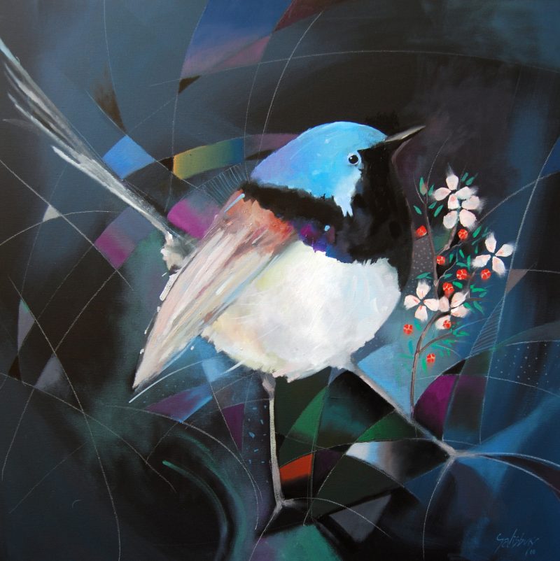 Fairy wren and leptospernum