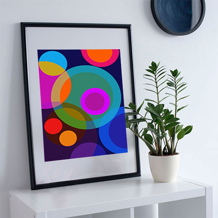 Lunar Epic – Ltd Ed modernist fine art print