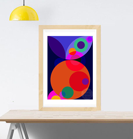 Orbit – Ltd Ed fine art modernist print