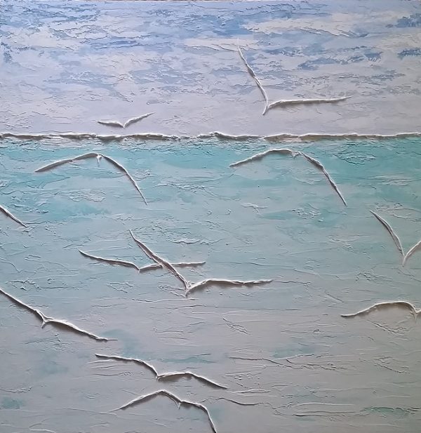 Ocean Dream Iv If I Could Fly Away...table Crop