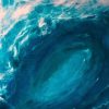 The Wave Abstract Beach Painting
