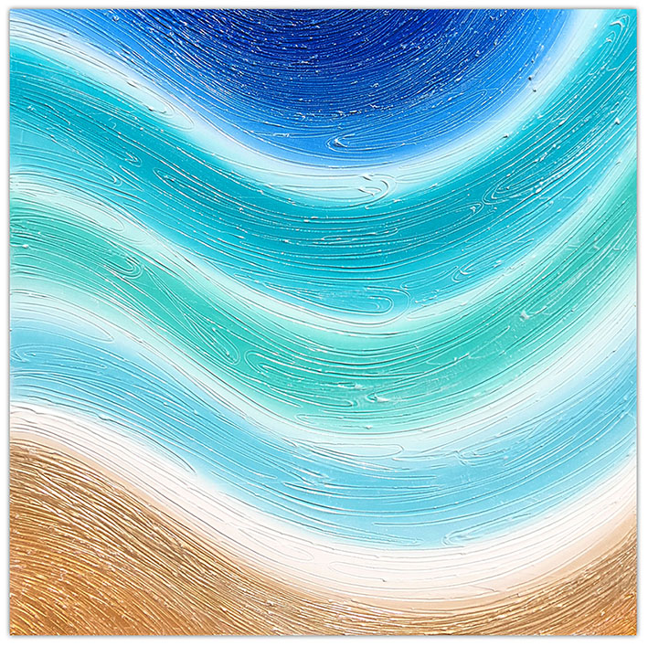 Beach by Night – SOLD