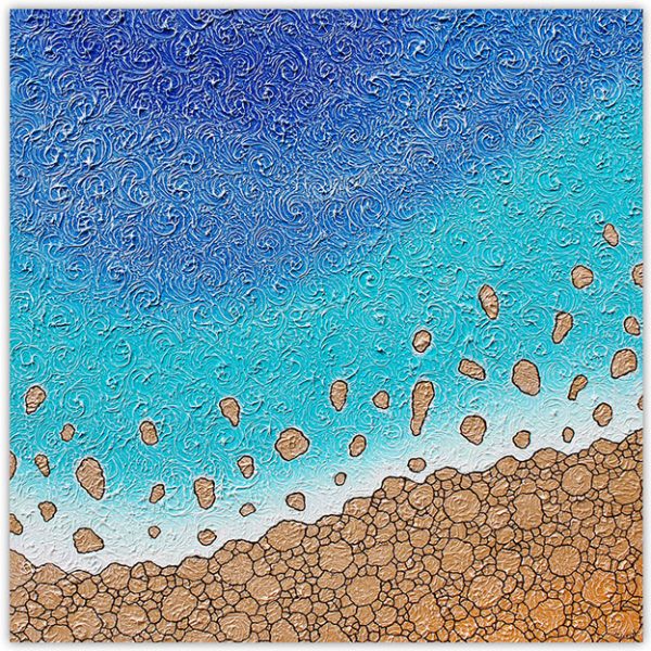 Coast Line Rocks Abstract Miranda Lloyd Artist Australia