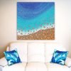 Lounge Coast Line Rocks Abstract Miranda Lloyd Artist Australia