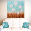 Lounge Flowers Blue Horizon Wild Flowers Abstract