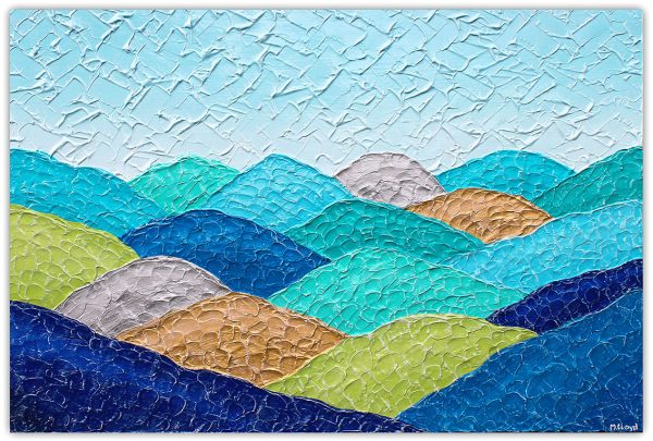 Sweeping Hills Countryside Miranda Lloyd Artist Art Gallery Australia