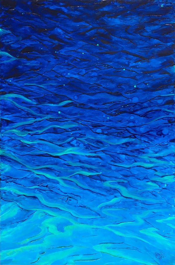 Blue And Aqua Ripples Lr
