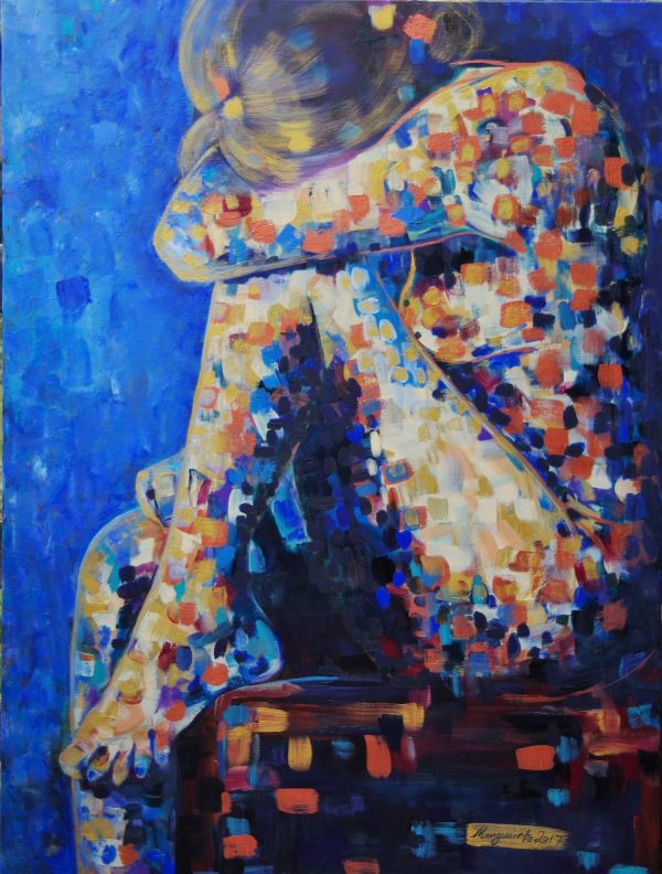 Bonwick Marguerite Title; Painted Lady #9;gold. 76.2x101.6cm