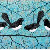 Art Lovers Willie Wagtail Painting Miranda Lloyd
