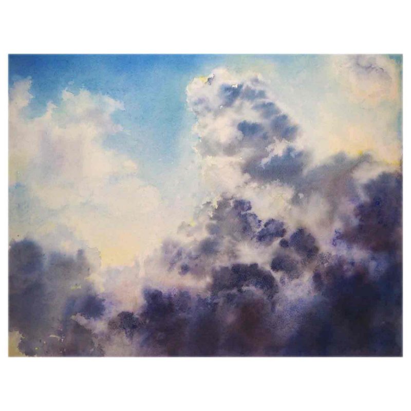 Grey Clouds  – Original watercolour painting