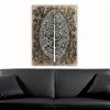 Lounge Winter Tree Silver Golds Blacks Miranda Lloyd Artist Australia
