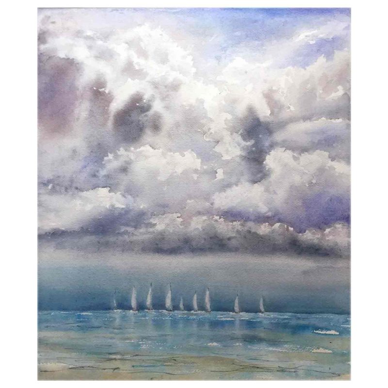 Regatta – Original watercolour painting