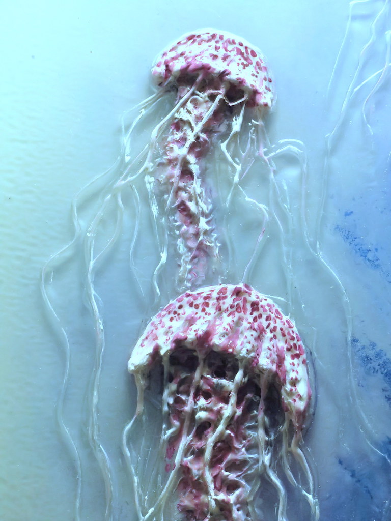 Ocean art Drifting Jellies