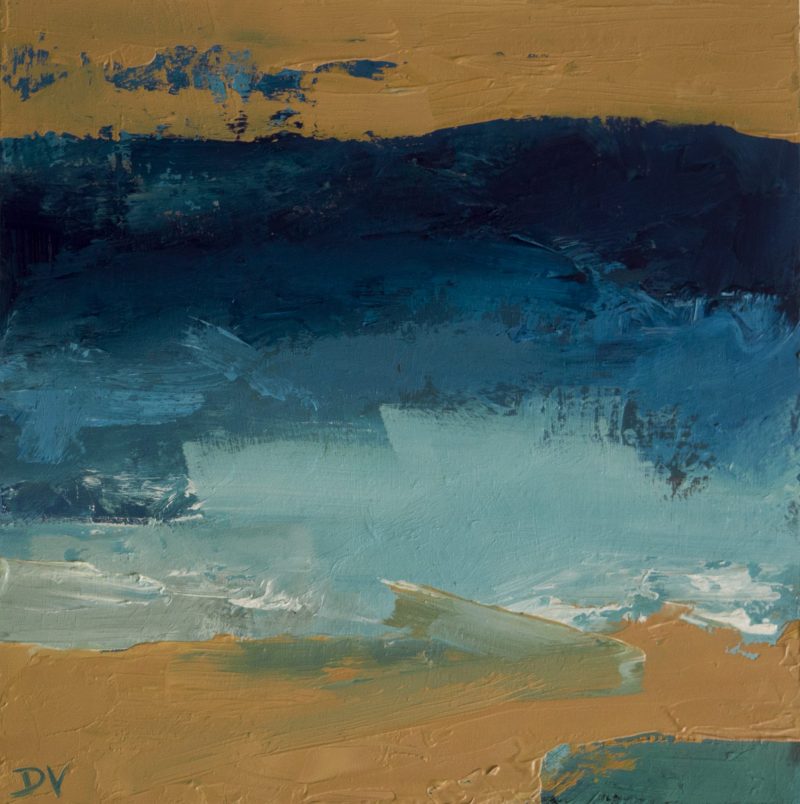 Choppy yet somehow peaceful