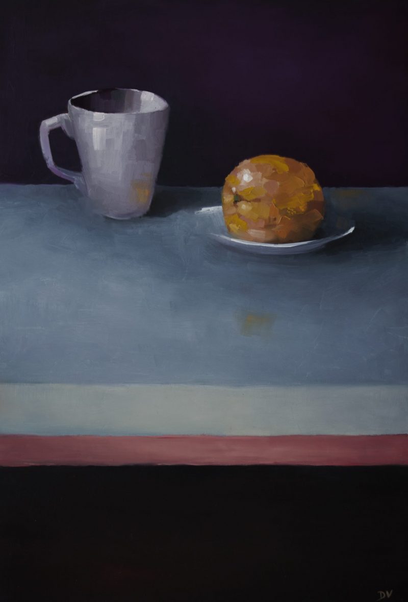 Cup with Orange and plate