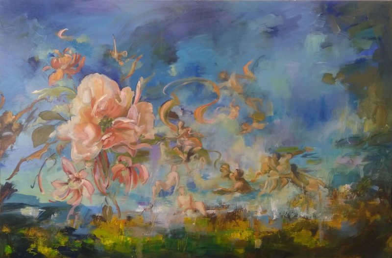 Heaven in a Flower Ltd Ed Print on canvas