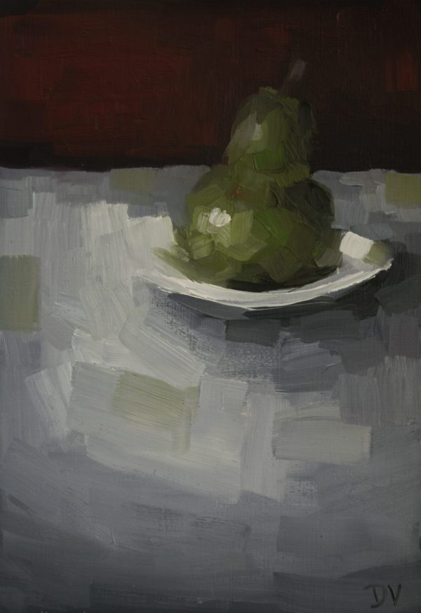 Pear With Plate 2a
