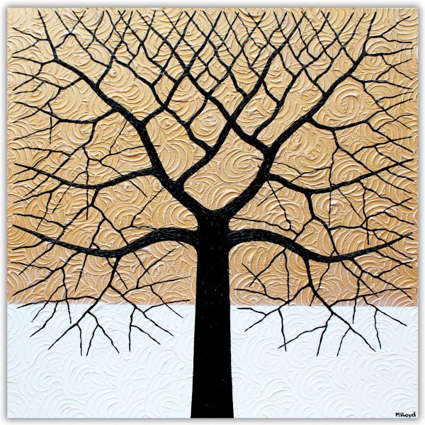 Tree Golden Angelic Tree Miranda Lloyd Artist Australia