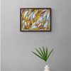 Palm Frond In Ceramic Vase