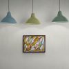 Pendant Lights Illuminating Wall