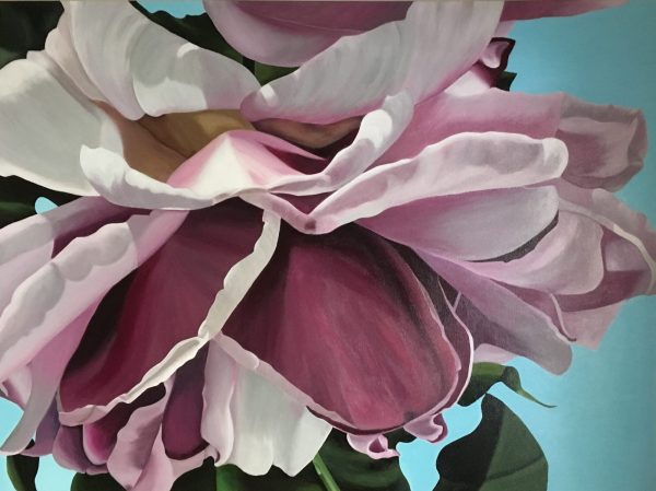 Vintage Rose 101cm X 76cm Acrylic On Canvas