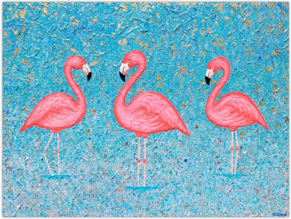 Flamingos Miranda Lloyd Artist South Australia 2019