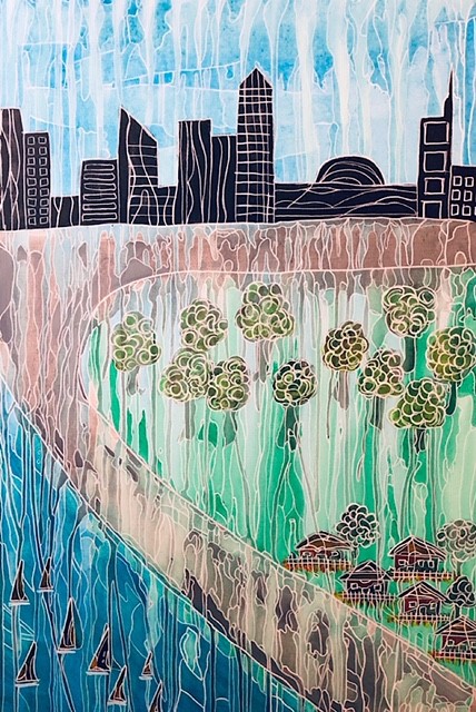 Abstract City, Sea and Country CZ19017