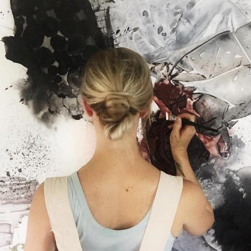 Amica Back Shot Painting Edit