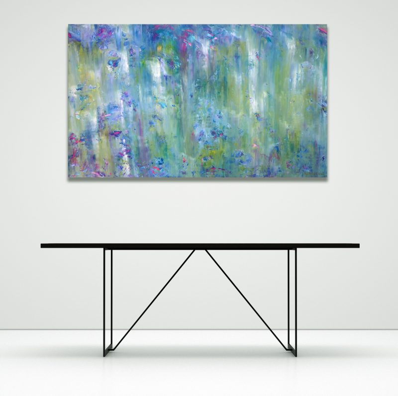 Subtle Green Azure Landscape