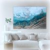 "ocean Channel" Canvas Art Print By Petra Meikle De Vlas4
