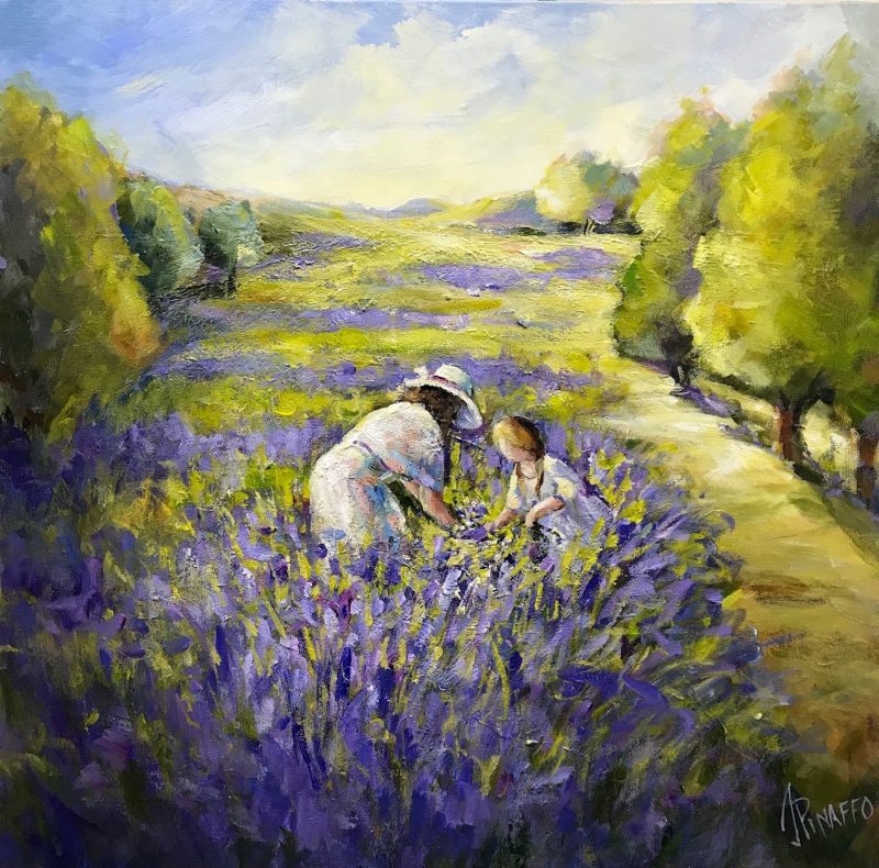 At the lavender field